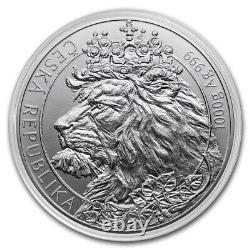 2021 $80 Niue CZECH LION BU 1 Kilo Silver Coin In Capsule