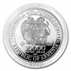 2021 Armenia 1 kilo Silver 10000 Drams Noahs Ark SKU#219478