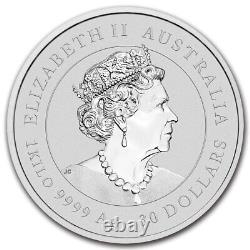 2021 Australia 1 kilo Silver Lunar Ox BU (Series III)