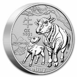 2021 Australia 10 kilo Silver Lunar Ox BU (Series III) SKU#233174