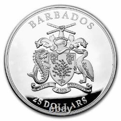 2021 Barbados 1 kilo Silver Color Wildlife Kingfisher SKU#241718