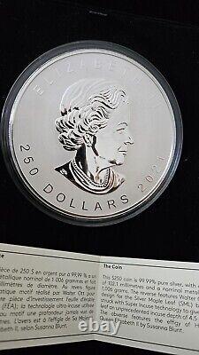 2021 Canada $250 Super Incuse 1 Kilo Silver Maple Leaf KG Kilogram Coin