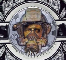 2021 Cook Islands Real Heroes FIREFIGHTER Kilo 32.15oz. 999 Silver Proof Coin