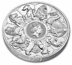 2021 Great Britain 1 Kilo Silver Queen's Beasts Completer Coin. 9999 Fine BU