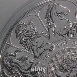 2021 Great Britain 1 kilo Silver Queens Beast Completer Bullion Coin