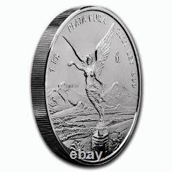 2021 Mexican Libertad 1 kilo prooflike silver coin COA # 9
