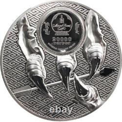 2021 Mongolia Majestic Eagle 1 Kilo Silver Coin 99 Mintage