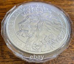 2021 Niue Czech Republic Lion BU 0.999 Kilo (Kg) Silver Coin in Mint Capsule
