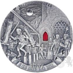 2021 Niue The Witcher Book Series Blood of Elves Kilo Silver High Relief Antiq