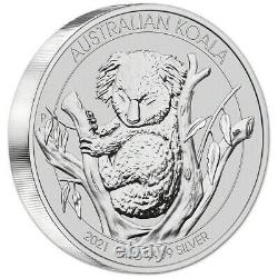 2021 P Australia Silver Koala Kilo 32.15 oz $30 BU