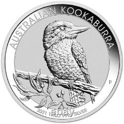 2021 P Australia Silver Kookaburra Kilo 32.15 oz $30 BU