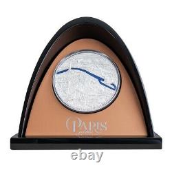 2021 Palau 1 Kilo Proof Silver Tiffany Art Metropolis Paris Coin. 999 Fine