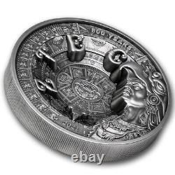 2021 Samoa 1 kilo Silver Aztec Empire Multiple Layer Coin