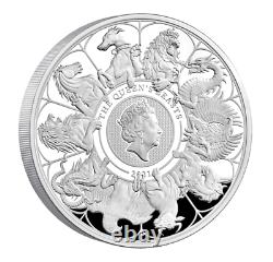 2021 The Queen's Beasts Completer UK 1 Kilo Silver Proof Coin Only 75 Minted
