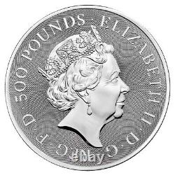 2021 U. K. 1 Kilo Silver Queen's Beast Completer Coin BU