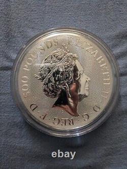 2021 U. K. 1 Kilo Silver Queen's Beast Completer Coin BU fast shipping