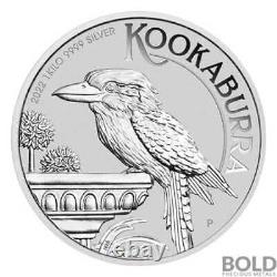 2022 1 Kilo Perth Mint Kookaburra Silver Coin (BU)