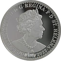 2022 1 Kilo Proof British Silver Gothic Crown Portrait Coin (Box, CoA)