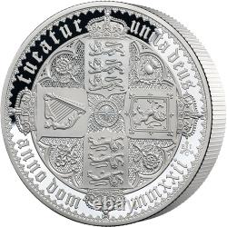 2022 1 Kilo Proof St. Helena Silver Gothic Crown Coin Mintage of 50