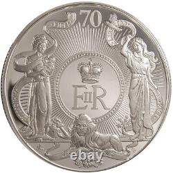 2022 1 Kilo Proof St. Helena Silver Queen's Platinum Jubilee Coin (Box, CoA)