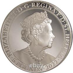 2022 1 Kilo Proof St. Helena Silver Queen's Platinum Jubilee Coin (Box, CoA)