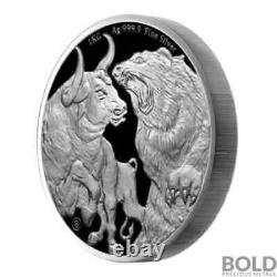 2022 1 Kilo Tokelau Bull & Bear Silver Coin