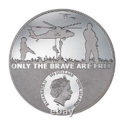 2022 Cook Island SPECIAL FORCES REAL HEROES 1 Kilo Silver Coin PF 70