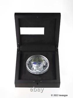 2022 Cook Islands Real Heroes Special Force Kilo. 999 SILVER Black Proof Coin