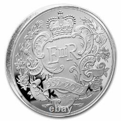 2022 GB 1 kilo Silver Platinum Jubilee of The Queen Prf (Box/COA) SKU#244785