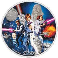 2022 Niue Star Wars A New Hope Colorized 32.15 oz. 999 Silver Kilo Coin