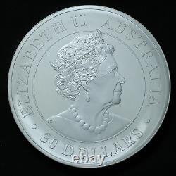 2022 P Australia 1 Kilo (32.15 ozt) Silver $30 Koala BU. 999 Fine with Capsule