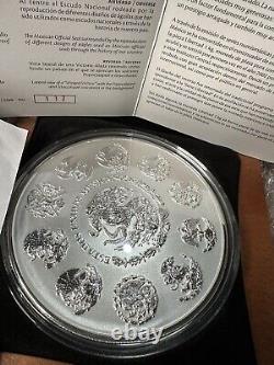 2022 REVERSE PROOF LIBERTAD MEXICO 1 Kilo Pure Silver with Box COA #132