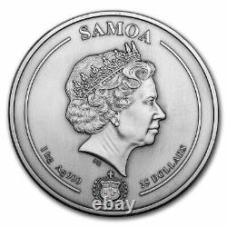 2022 Samoa 1 kilo Silver Easter Island Multiple Layer Coin