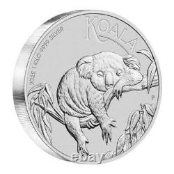 2022 Silver 1 Kilo Australia Perth Koala