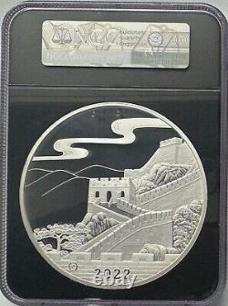 2022-Z China Silver 1 Kilo Black Unicorn Medal NGC PF-70 UCAM FDOI