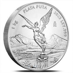 2023 1 Kilo Mexican Silver Libertad Coin (BU)