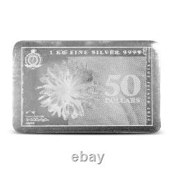 2023 1 Kilo Niue Silvernote Rectangular Silver Coin