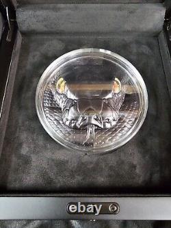 2023 1 Kilo Palau Silver Hunters By Night Python Coin (Ultra High Relief)