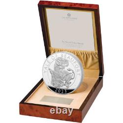2023 1 Kilo Proof British Silver Tudor Beasts Yale of Beaufort Coin (Box, CoA)