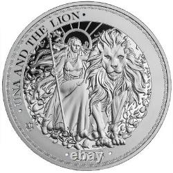 2023 1 Kilo Proof St. Helena Silver Una and The Lion Coin
