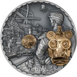 2023 Cook Island STEAMPUNK JETPACK 1 Kilo Silver Coin