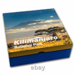 2023 Djibouti 1 kilo Silver 50th Anniv. Kilimanjaro National Park