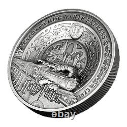 2023 Harry Potter 1 Kilo Hogwarts Express Ultra High Relief Silver