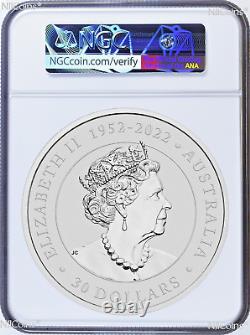 2023 Koala 1 Kilo. 9999 Silver $30 Coin NGC MS70 1st Release 32.2oz FR