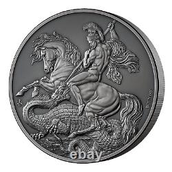 2023 Masterpiece St George & Dragon 1 Kilo Silver Proof King Charles III ltd 75