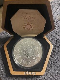 2023 Mexico 1 kilo Silver Aztec Calendar (withBox & COA)