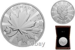 2023'Multifaceted Maples Kilo SML'Proof $250 Fine Silver Coin(RCM 205205)20551