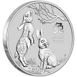 2023 P Australia Silver Lunar Series III Year of the Rabbit Kilo 32.15 oz $30 BU