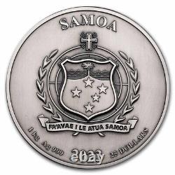 2023 Samoa 1 kilo Silver 60th Anniversary of John F. Kennedy
