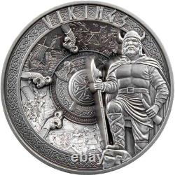 2023 Samoa 1 kilo Silver Vikings Multiple Layer Coin SKU#272835